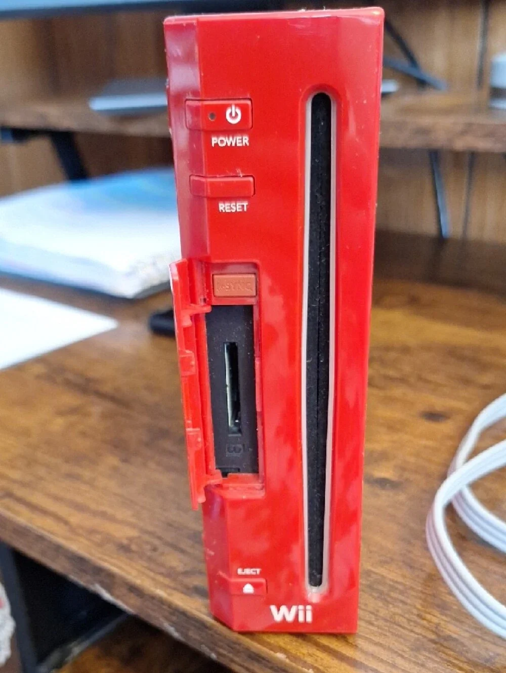 Nintendo Red Wii Console with Matching Red Remote